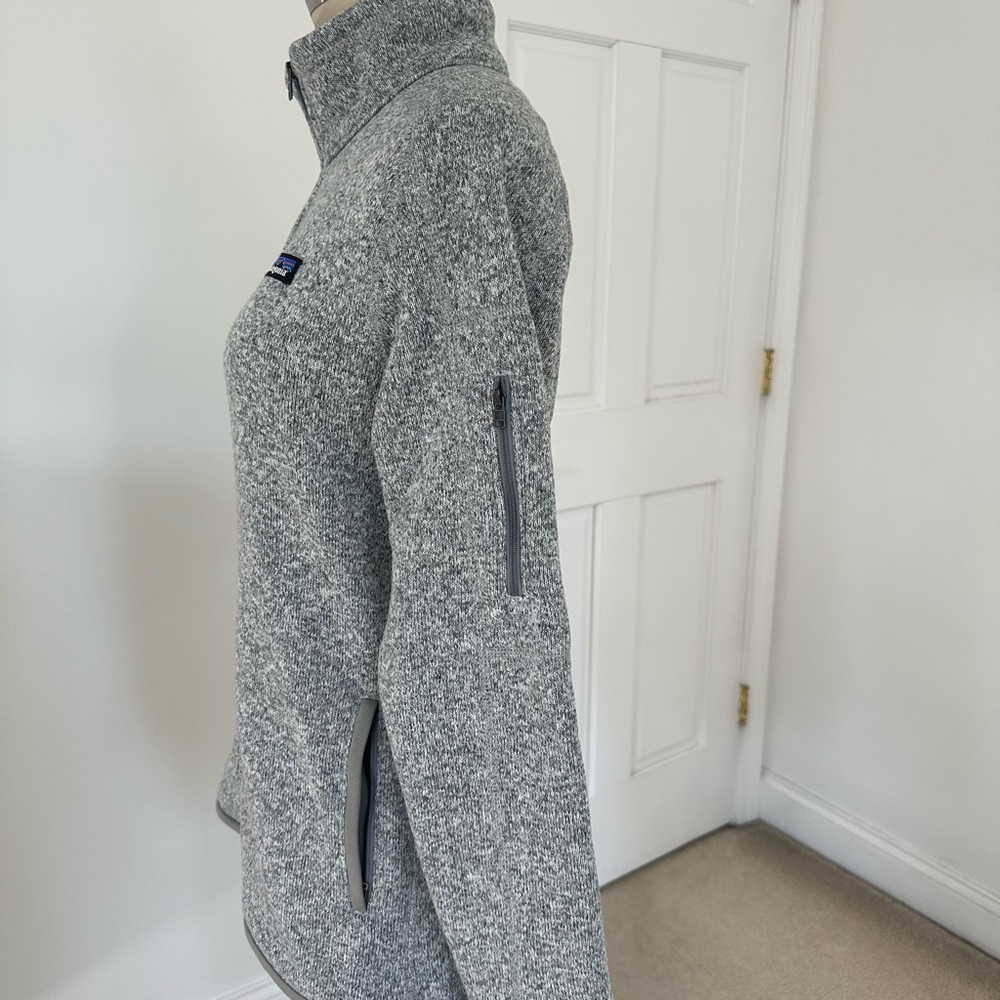 Patagonia Gray Heather Full-Zip Teddy Fleece Jacket - Picture 2 of 4
